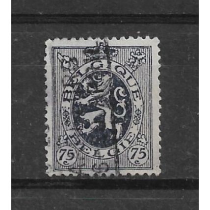 Belgium.SG499 75c The Belgian Lion (Blue).Fine Used.Dec21