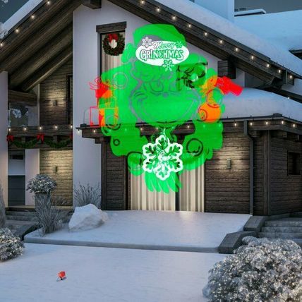 New 2021 Holiday Lightshow Projector Whirl a Motion & Static DR SEUSS THE GRINCH