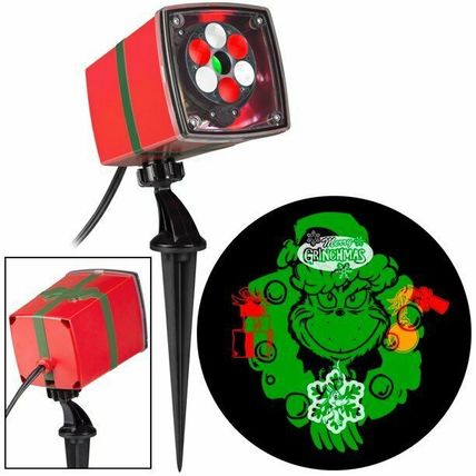 New 2021 Holiday Lightshow Projector Whirl a Motion & Static DR SEUSS THE GRINCH