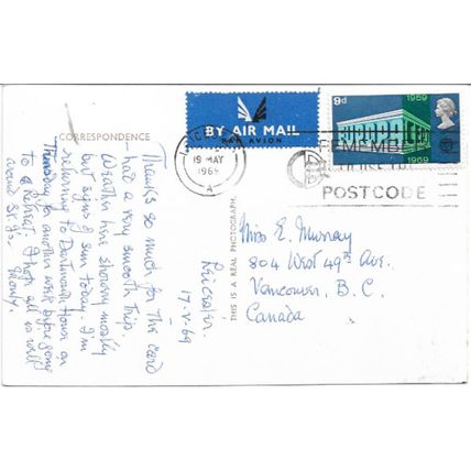 Ledbury, Herefordshire - Church, Skynner Memorial - 1969 9d Europa stamp