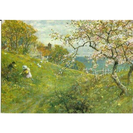 Art WILLIAM STEPHEN COLEMAN At Luccombe Postcard (Medici 2103)