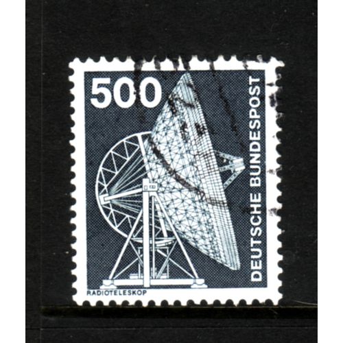 GERMANY 1975 500pf BLACK RADIO TELESCOPE SG 1755 FINE USED