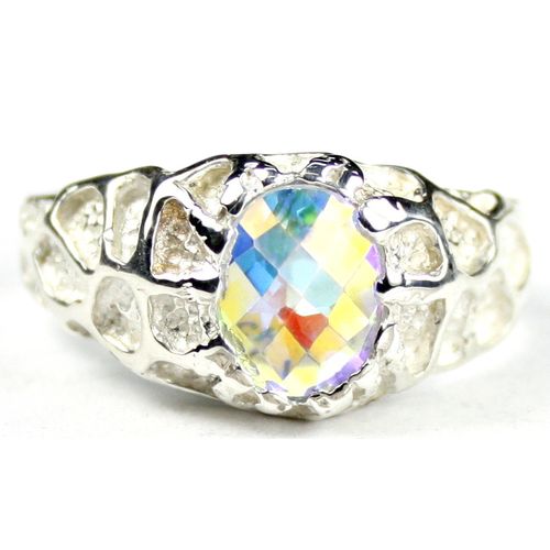 Mercury Mist Topaz, 925 Sterling Silver Men's Ring, SR168