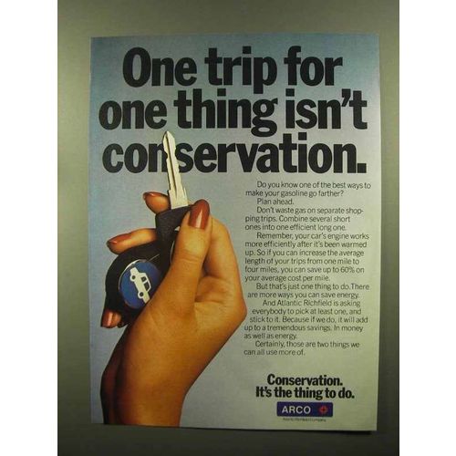 1980 Arco Atlantic Richfield Ad - Conservation