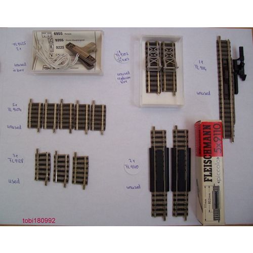 Fleischmann N Track Lot 9102 9112 22217 9123 9425 9401 9104 9128 9103 9114 9110