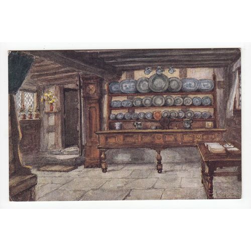 Best Room Anne Hathaway's Cottage Stratford-on-Avon W W Quatremain Art Postcard