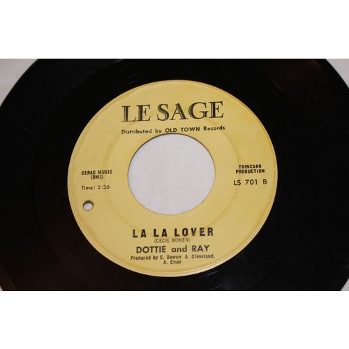 Dottie and Ray 45-I LOVE YOU BABY/LA LA LOVER