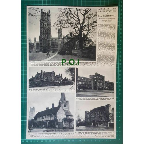 (X324) Ely Cathedral Preservation - 1950 Clip