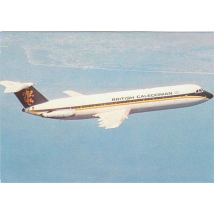 British Caledonian Airways BAC One Eleven Civil Aircraft Postcard (A22088)