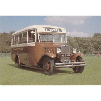 1931 Bedford WLB With Duple B20F Body Bus Postcard (B1168)