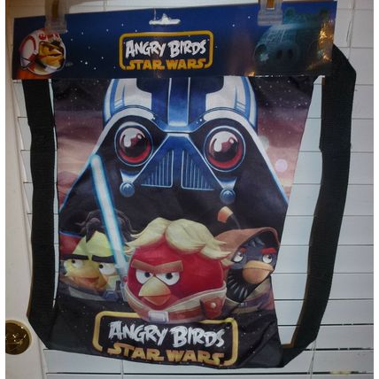 ANGRY BIRDS STAR WARS BACKPACK CINCH SACK~NEW~GYM BAG~BOOK BAG~SCHOOL~SPORTS BAG