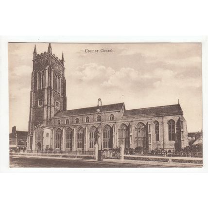 The Church Cromer Postcard Norfolk Local Publisher Battson