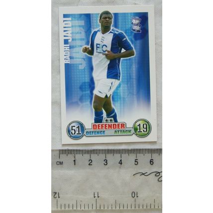 2007/08 Topps Match Attax Trading Card - Radhi Jaidi, Birmingham City