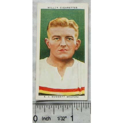 1935 Wills Association Footballers No. 43 E. J. Suggett, Bradford
