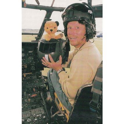 Sooty & Sweet Matthew Corbett in RAF Puma Helicopter Thames TV Birthday Postcard