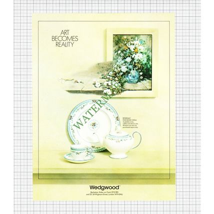 Wedgwood Rosedale ADVERT - 1982 Cutting
