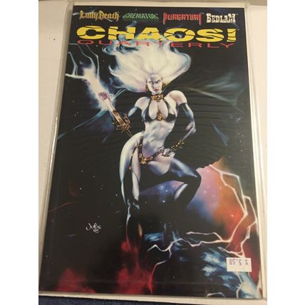 1995 Chaos Quarterly #1 Sexy Lady Death Cover