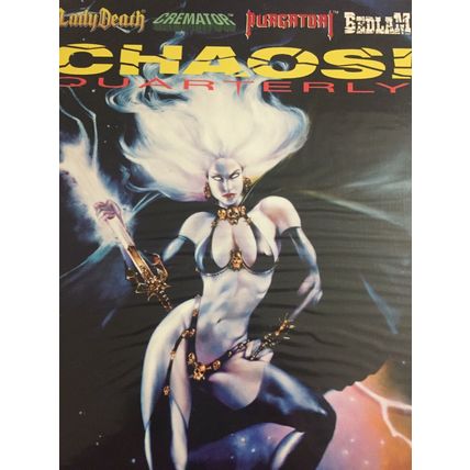1995 Chaos Quarterly #1 Sexy Lady Death Cover