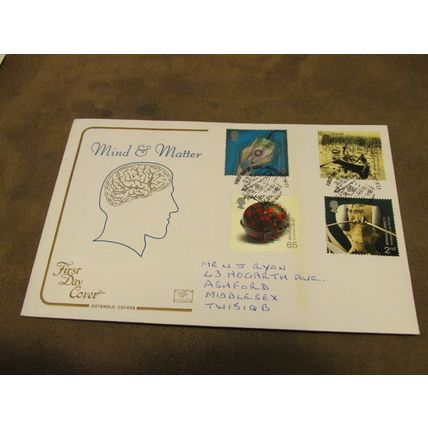 Cotswold 2000 GB FDC Cover - Mind & Matter