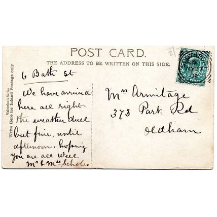 Lord Street - SOUTHPORT - Original Postcard 1906 Trams Valentine's (1.96)