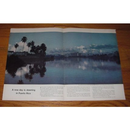 1959 Puerto Rico Tourism Ad - A new day is dawning in Puerto Rico