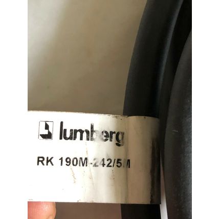 NEW LUMBERG RK 190M-242/5M,RK190M-242/5M CABLE E 41773 20549,BH
