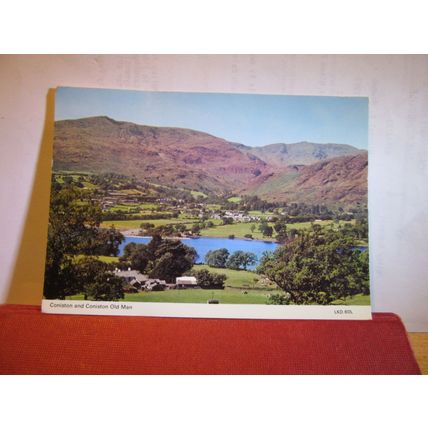 CONISTON and CONISTON OLD MAN, CUMBRIA unused postcard =