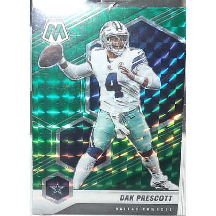 2021 Panini Mosaic DAK PRESCOTT (Cowboys) Prizm Green #58