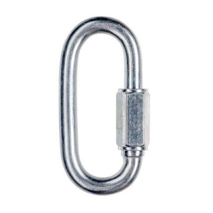 HEAVY DUTY QUICK LINK SCREW LOCK Chain Fastener Hook Carabiner Steel 4mm 6mm 8mm