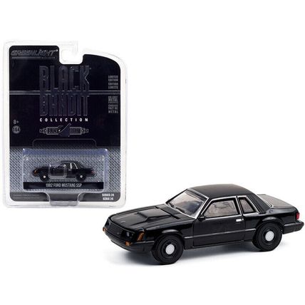1982 Ford Mustang SSP "Black Bandit Police" "Black Bandit" Series 24 1/64 Die...