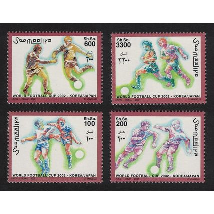 Somalia World Cup Football Championship 4v 2002 MNH MI#927-930