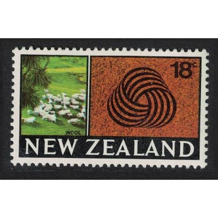 New Zealand Sheep and the Woolmark 18c 1968 MNH SG#875