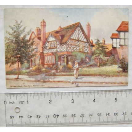 pre 1918 postcard Port Sunlight, Cottage Homes, Park Road ref1
