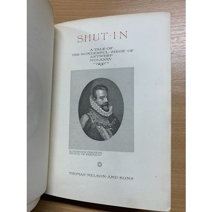 RARE* 1894 1ST EDITION EVELYN EVERETT-GREEN "SHUT IN" HISTORY FICTION BOOK (P6)