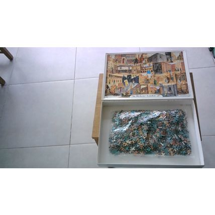 Dickens' London Jigsaw Puzzle (1000 Piece - 2 MISSING) Mandolin Puzzles (1990)