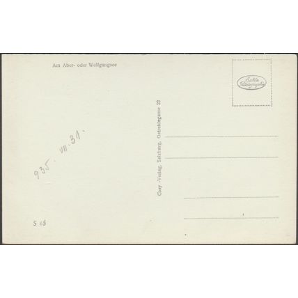 St Gilgen, eine Perle des Salzkammerguts, 1935 - Cosy Verlag Foto-AK