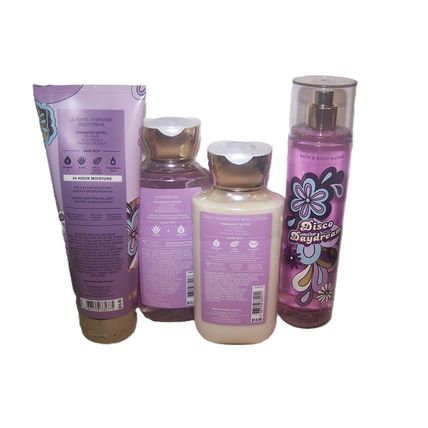 Bath & Body Works Disco Daydream 5 Piece Set Gel, Lotion, Cream, Mist, Bath Fizz