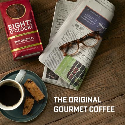 Eight O'Clock Coffee the Original Decaf Ground Coffee, Medium Roast, 12 Ounce (P