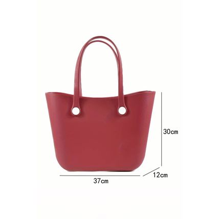 Fiery Red Waterproof Self-assembly Detachable Straps EVA Tote Bag