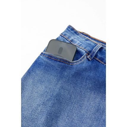 Ashleigh Blue Wrapped Crossed Waist Denim Mini Skirt
