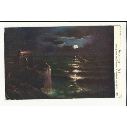 1491 DOVER South Foreland Lighthouse Rough Sea Tuck Oilette Postcard