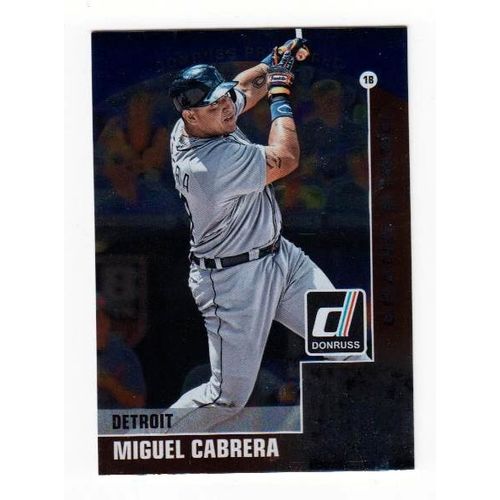 2015 Donruss Preferred Grand Stand Miguel Cabrera baseball card #31 - Tigers