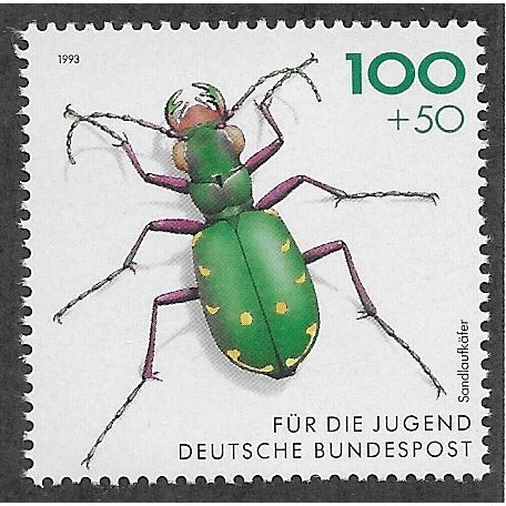 GER 1993 U/M 100pf+50 'INSECTS' (EBID65-631)