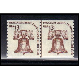 1618 13c Liberty Bell Barely Clears MNH CLP KA9247