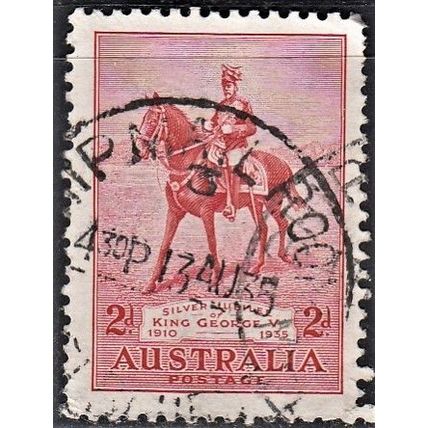 AUSTRALIA, 1935 2d Silver Jubilee, SG 156 (Scott 152), good used