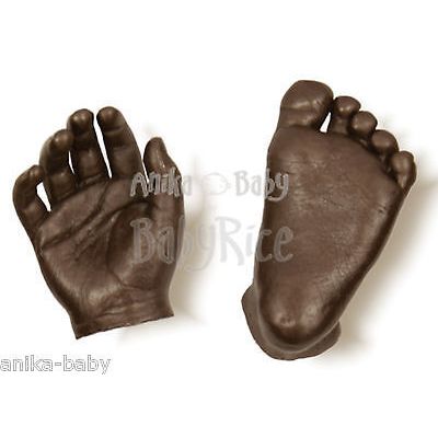 Twins 3D Baby Casting Kit Gift Make Bronze Hand Foot Casts + Display Photo Frame