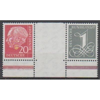Mi: w16b y II 4 MNH 1958/60 heuss Cat € 15