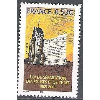 France 2005 Michel 4024 Neuf ** Cote (2008) 1.25 € séparation Eglises et l'Etat