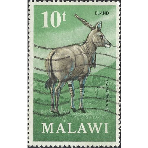 MALAWI, MAMMAL, Eland, Taurotragus oryx, grey-green 1971, 10t