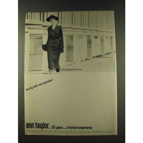 1979 Ann Taylor Suit Ad - Daniele O by Tahari